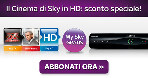 Il Cinema di Sky in HD: sconto speciale! Abbonati ora